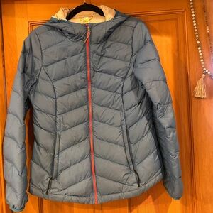 Women's Blue LOLE Puffer Jacket